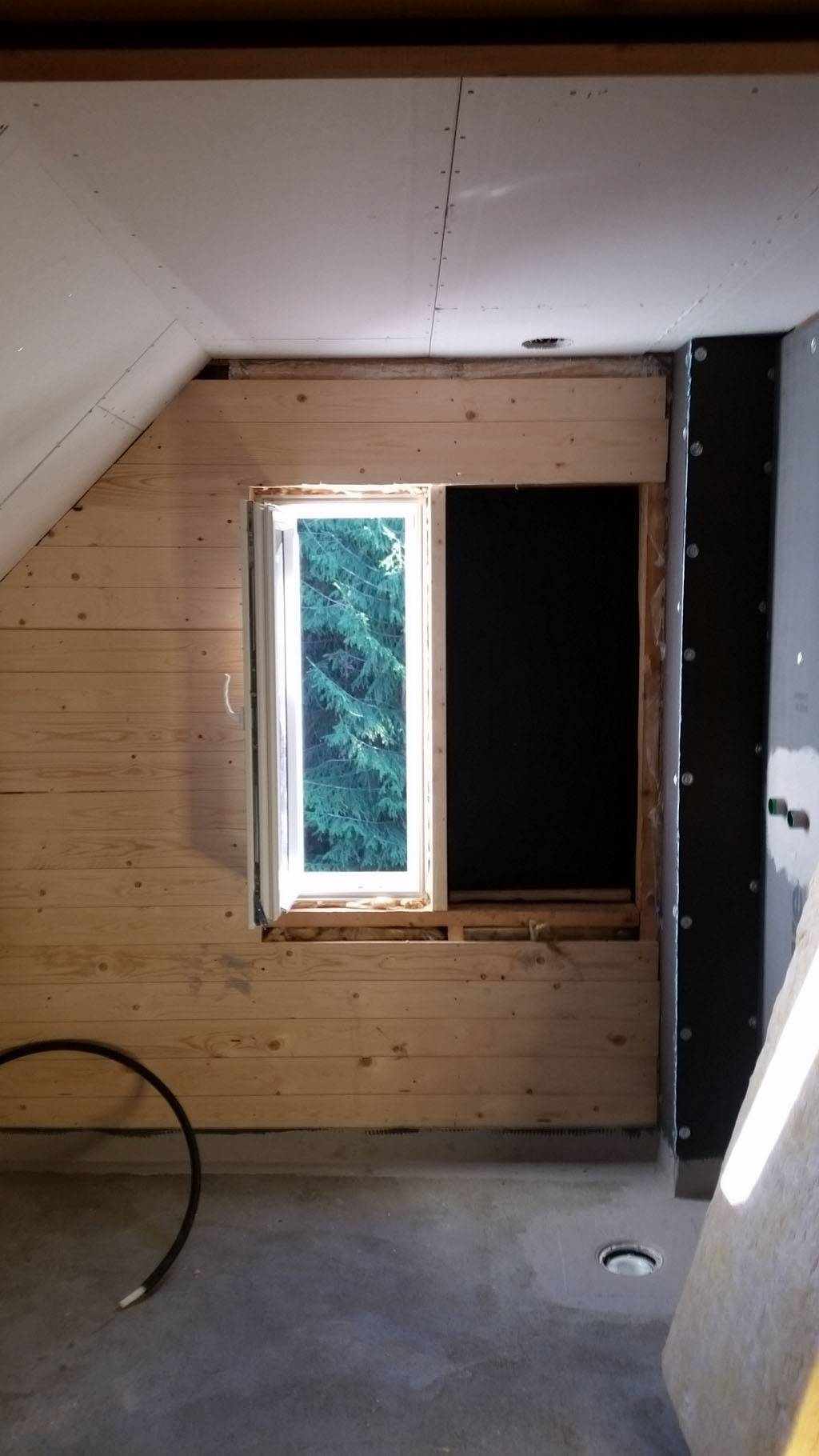 Før renovering av bad av bad